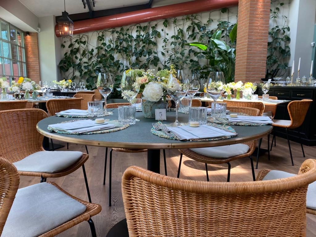 La veranda affacciata sul giardino interno